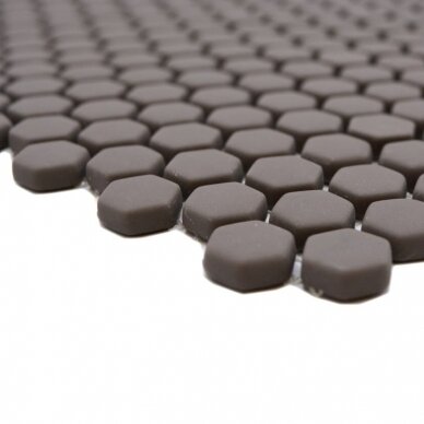 15,04 m2 - Mozaika Hexagon Grey Brown