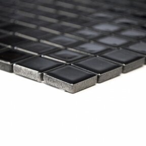 Mozaika Quadrat Uni Black Glossy 23x23mm