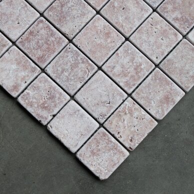 Mozaika Rosa Travertine  48x48