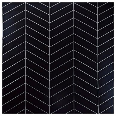 05,00 m2 - Plytelės Chevron Wall Black Matt 18,6x5,2